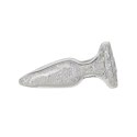 Pillow Talk Fancy szklany korek anatomiczny z bonusowym wibratorem 10 cm