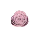 Pillow Talk Rosy szklany plug anatomiczny z rożą + PowerBullet 9,9 cm