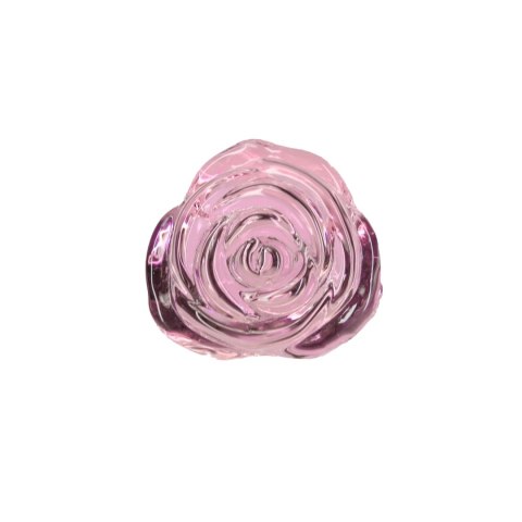 Pillow Talk Rosy szklany plug anatomiczny z rożą + PowerBullet 9,9 cm Pillow Talk Rosy szklany plug anatomiczny z rożą + PowerBullet 9,9 cm
