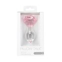Pillow Talk Rosy szklany plug anatomiczny z rożą + PowerBullet 9,9 cm