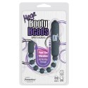 PowerBullet Mega Booty Beads Grey - system koralikow anatomicznych wibrujących
