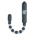 PowerBullet Mega Booty Beads Grey - system koralikow anatomicznych wibrujących