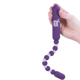 PowerBullet Mega Booty Beads Violet - elastyczny model z 7 trybami pracy