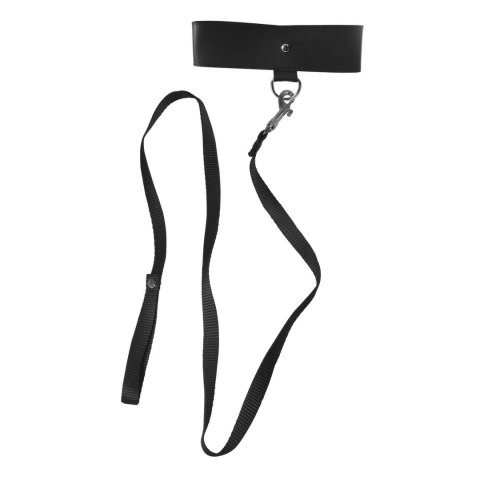 Sportsheets S&M Leash & Collar Black - zestaw obroża i smycz, czarny Sportsheets S&M Leash & Collar Black - zestaw obroża i smycz, czarny
