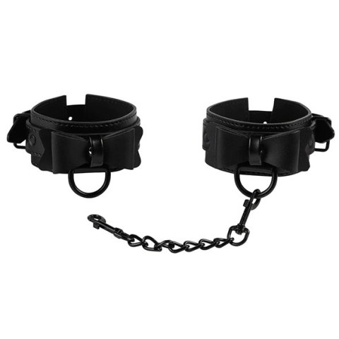 Sportsheets Sincerely Bow Tie Cuffs - stylowe kajdanki ze skory syntetycznej Sportsheets Sincerely Bow Tie Cuffs - stylowe kajdanki ze skory syntetycznej