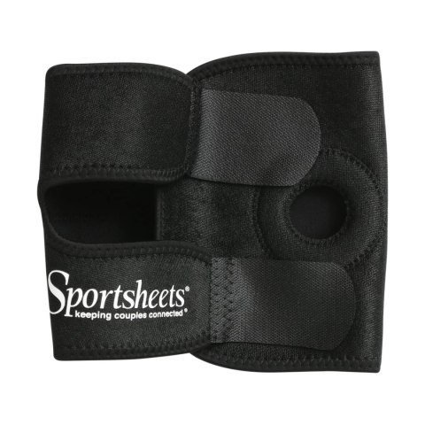 Sportsheets Thigh Strap On - Uprząż na udo, neoprenowa, czarna Sportsheets Thigh Strap On - Uprząż na udo, neoprenowa, czarna