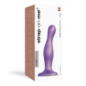 Strap-On-Me Curvy Plug Metallic Fioletowy M silikonowy 14 cm