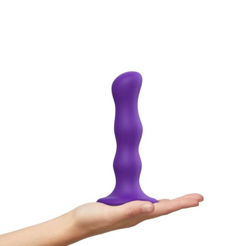 Strap-On-Me Geisha Ball Fioletowy M - System z Kulami, Silikonowy, 15,3 cm Strap-On-Me Geisha Ball Fioletowy M - System z Kulami, Silikonowy, 15,3 cm