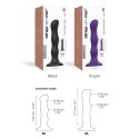 Strap-On-Me Geisha Ball Fioletowy M - System z Kulami, Silikonowy, 15,3 cm