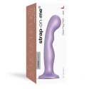 Strap-On-Me P&G Metallic Lilac L - silikonowy model z przyssawką 16,5 cm