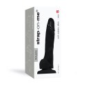 Strap-On-Me Soft Realistic Model S Czarny - silikonowy system intymny