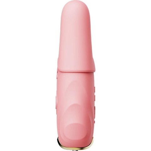ZALO Nave Coral Pink - Zaciski wibrujące, pilot, silikon, IPX4 ZALO Nave Coral Pink - Zaciski wibrujące, pilot, silikon, IPX4