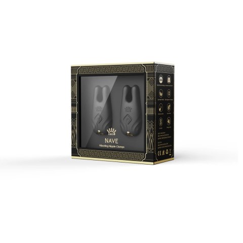 ZALO Nave Obsidian Black - Wibrujące zaciski EasyClamp z pilotem ZALO Nave Obsidian Black - Wibrujące zaciski EasyClamp z pilotem