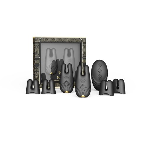 ZALO Nave Obsidian Black - Wibrujące zaciski EasyClamp z pilotem ZALO Nave Obsidian Black - Wibrujące zaciski EasyClamp z pilotem