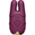 ZALO Nave Velvet Purple - Wibrujące klipsy EasyClamp, silikon, pilot