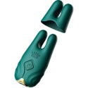Zalo Nave Turquoise Green - Wibrujące zaciski EasyClamp, pilot, silikon
