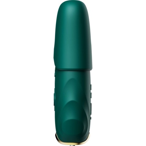 Zalo Nave Turquoise Green - Wibrujące zaciski EasyClamp, pilot, silikon Zalo Nave Turquoise Green - Wibrujące zaciski EasyClamp, pilot, silikon