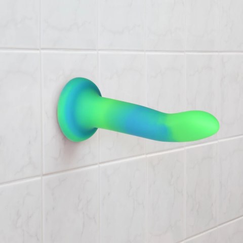 Addiction Rave Dong Blue/Green silikonowy, świecący w ciemności 20 cm Addiction Rave Dong Blue/Green silikonowy, świecący w ciemności 20 cm