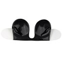 Bye Bra Seamless U-Style Bra Black E - samoprzylepny biustonosz z odpinanymi skrzydełkami