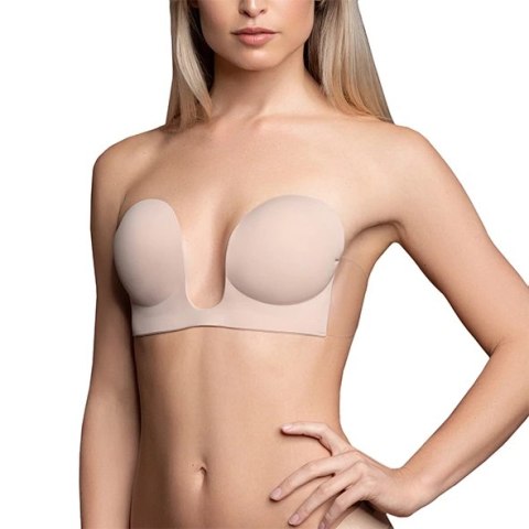 Bye Bra Seamless U-Style Bra C Nude samonośny biustonosz z odpinanymi skrzydełkami Bye Bra Seamless U-Style Bra C Nude samonośny biustonosz z odpinanymi skrzydełkami