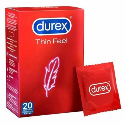 Durex Thin Feel 20 szt - cienkie prezerwatywy, standardowy rozmiar Durex Thin Feel 20 szt - cienkie prezerwatywy, standardowy rozmiar