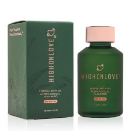 HighOnLove CBD Bath & Body Oil 100ml - Luksusowy Olejek do Kąpieli i Ciała