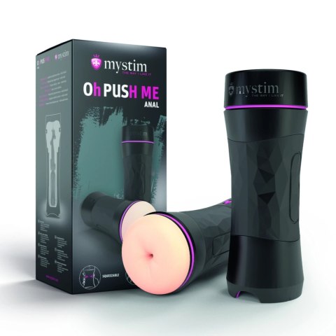 Mystim Oh Push Me Anus - model anatomiczny, regulacja ciśnienia, 22 cm Mystim Oh Push Me Anus - model anatomiczny, regulacja ciśnienia, 22 cm