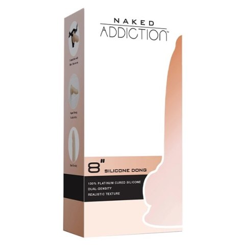 Naked Addiction Dual Density Vanilla 20 cm - Model silikonowy z przyssawką Naked Addiction Dual Density Vanilla 20 cm - Model silikonowy z przyssawką