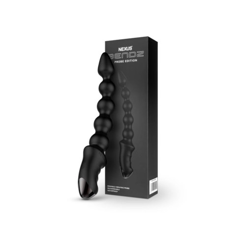 Nexus Bendz Black - silikonowy system wibracyjny, 6 trybow, USB Nexus Bendz Black - silikonowy system wibracyjny, 6 trybow, USB