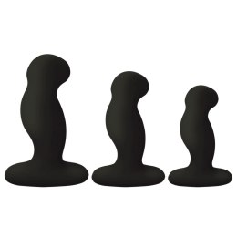 Nexus G-Play Trio+ Black - Zestaw 3 Wibrujących Korkow, 6 Trybow, USB