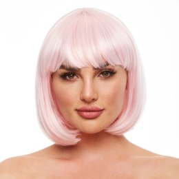 Pleasure Wigs Cici Peruka fluorescencyjna rożowa Glow in the Dark