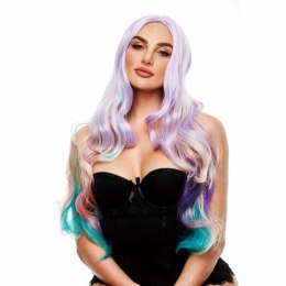 Pleasure Wigs Ella Pastel Rainbow - peruka syntetyczna regulowana
