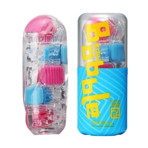 Tenga Bobble Crazy Cubes - elastyczna maszyna intymna, kompaktowa, kolorowa Tenga Bobble Crazy Cubes - elastyczna maszyna intymna, kompaktowa, kolorowa