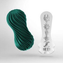 Tenga Flex II Fizzy Green - elastyczna nakładka spiralna, zielona