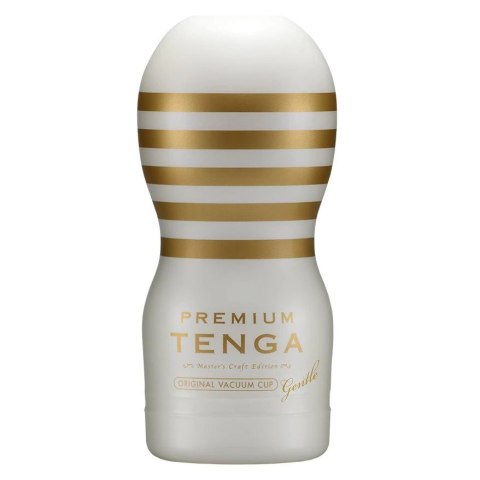 Tenga Premium Original Vacuum Cup Gentle - biała maszyna intymna 15 cm Tenga Premium Original Vacuum Cup Gentle - biała maszyna intymna 15 cm