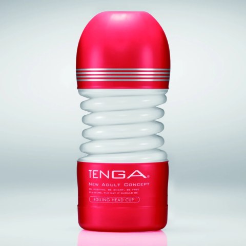 Tenga Rolling Head Cup Medium - elastyczna maszyna intymna 15 cm czerwona Tenga Rolling Head Cup Medium - elastyczna maszyna intymna 15 cm czerwona