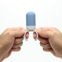 Tenga SVR One Blue - silikonowy pierścień wibrujący, wodoodporny, USB