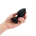 B-Vibe Jewel Plug XXL Black - zdalny system wibracyjny, silikon, USB