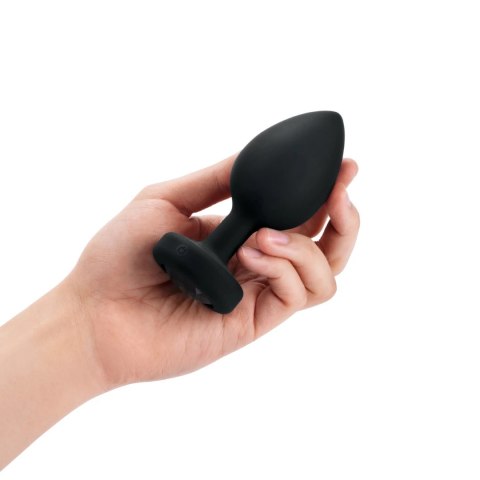 B-Vibe Jewel Plug XXL Black - zdalny system wibracyjny, silikon, USB B-Vibe Jewel Plug XXL Black - zdalny system wibracyjny, silikon, USB