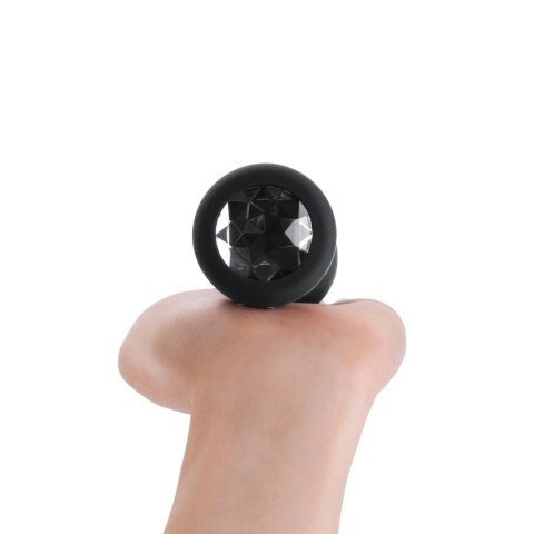 B-Vibe Jewel Plug XXL Black - zdalny system wibracyjny, silikon, USB B-Vibe Jewel Plug XXL Black - zdalny system wibracyjny, silikon, USB
