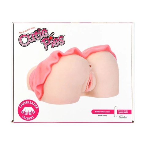 CutiePies Cheerleader Cherry - model intymny z Powerbullet, 17.8 cm, TPE CutiePies Cheerleader Cherry - model intymny z Powerbullet, 17.8 cm, TPE