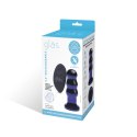 Glas Beaded Plug Szklany z Wibracjami i Pilotem 9 cm USB
