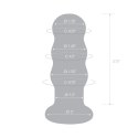 Glas Beaded Plug Szklany z Wibracjami i Pilotem 9 cm USB