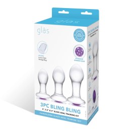 Glas Bling Bling Szklany Zestaw do Treningu - 3 Rozmiary