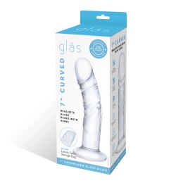 Glas Curved Realistic - model szklany, przezroczysty, 17 cm, z żyłkami