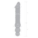 Glas Double Ended - szklana forma intymna, dwustronna, 30,5 cm