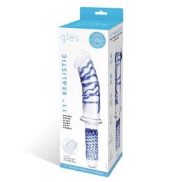 Glas Realistic Double Ended - szklana konstrukcja, dwustronny model 28 cm