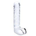 Glas Realistic Ribbed - szklany model z anatomiczną fakturą 20 cm