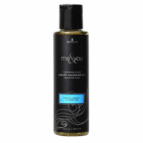 Sensuva Me & You Olejek do Masażu 125ml Wanilia Cukier Groszek Pachnący