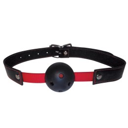 Sportsheets S&M Hush Ball Gag - anatomiczny knebel, czarny, 4,5 cm